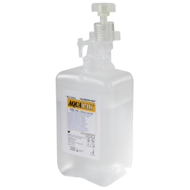 Abverkauf - Steriles Wasser zu Sauerstoffkonzentratoren, steril, Flasche à 650 ml