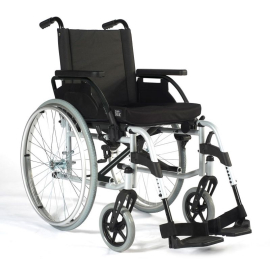Rollstuhl Breezy UniX², mit Begleitperson-Bremsen, SB 44 cm