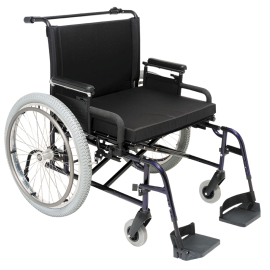 XXL-Rollstuhl M6, bis 295 kg belastbar, ohne Trommelbremsen