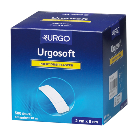 Abverkauf - Injektionspflaster Urgosoft, 2 x 6 cm, Schachtel à 500 Stück