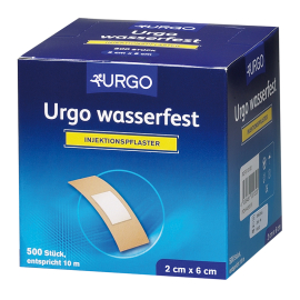 Abverkauf - Injektionspflaster Urgo wasserfest, 2 x 6 cm, Schachtel à 500 Stück