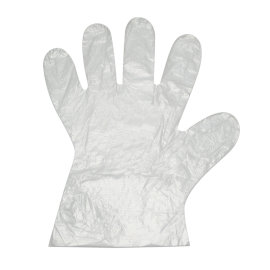 Abverkauf - Einweg-PE-Handschuhe, Universalgrösse, Beutel à 100 Stück