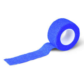 Pflasterbinde FIWA flex haft, blau 4.5 m x 5 cm, Beutel à 1 Rolle