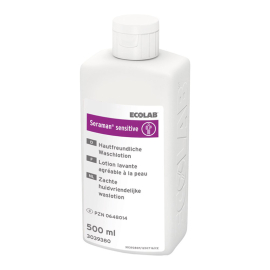 Seraman sensitive Waschlotion für empfindliche Haut ohne Parfum und Farbstoff, Spenderflasche à 500 ml
