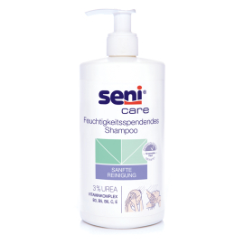 Feuchtigkeitsspendendes Shampoo SENI Care, mit 3% UREA, Vitaminkomplex B3, B5, B6, C, E, Flasche à 500 ml