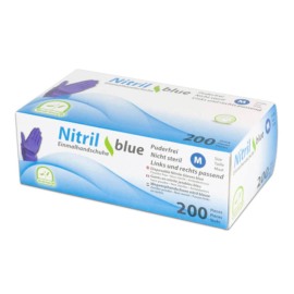 Nitrilhandschuhe MEDI-INN 200, puderfrei, blau