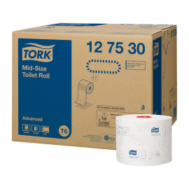 Toilettenpapier TORK®, 2-lagig, hochweiss, Pack mit 27 Rollen à 100m